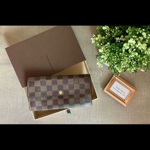 Louis Vuitton Sarah Wallet Damier Ebene